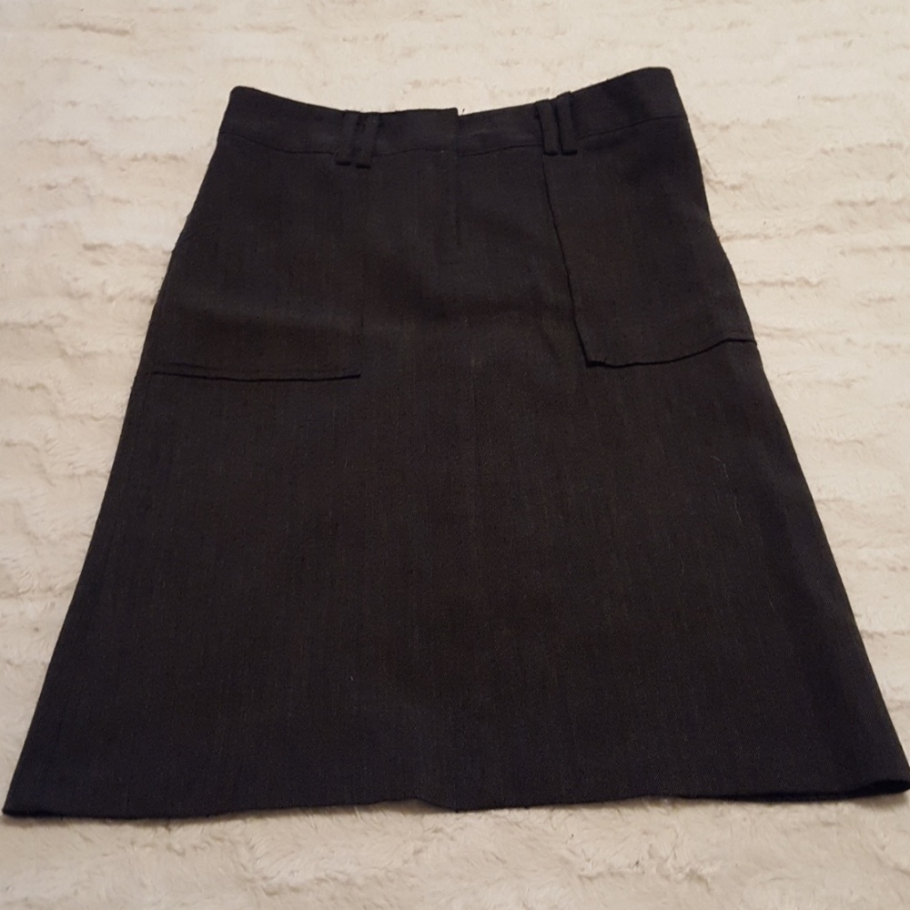 Gray A line skirt